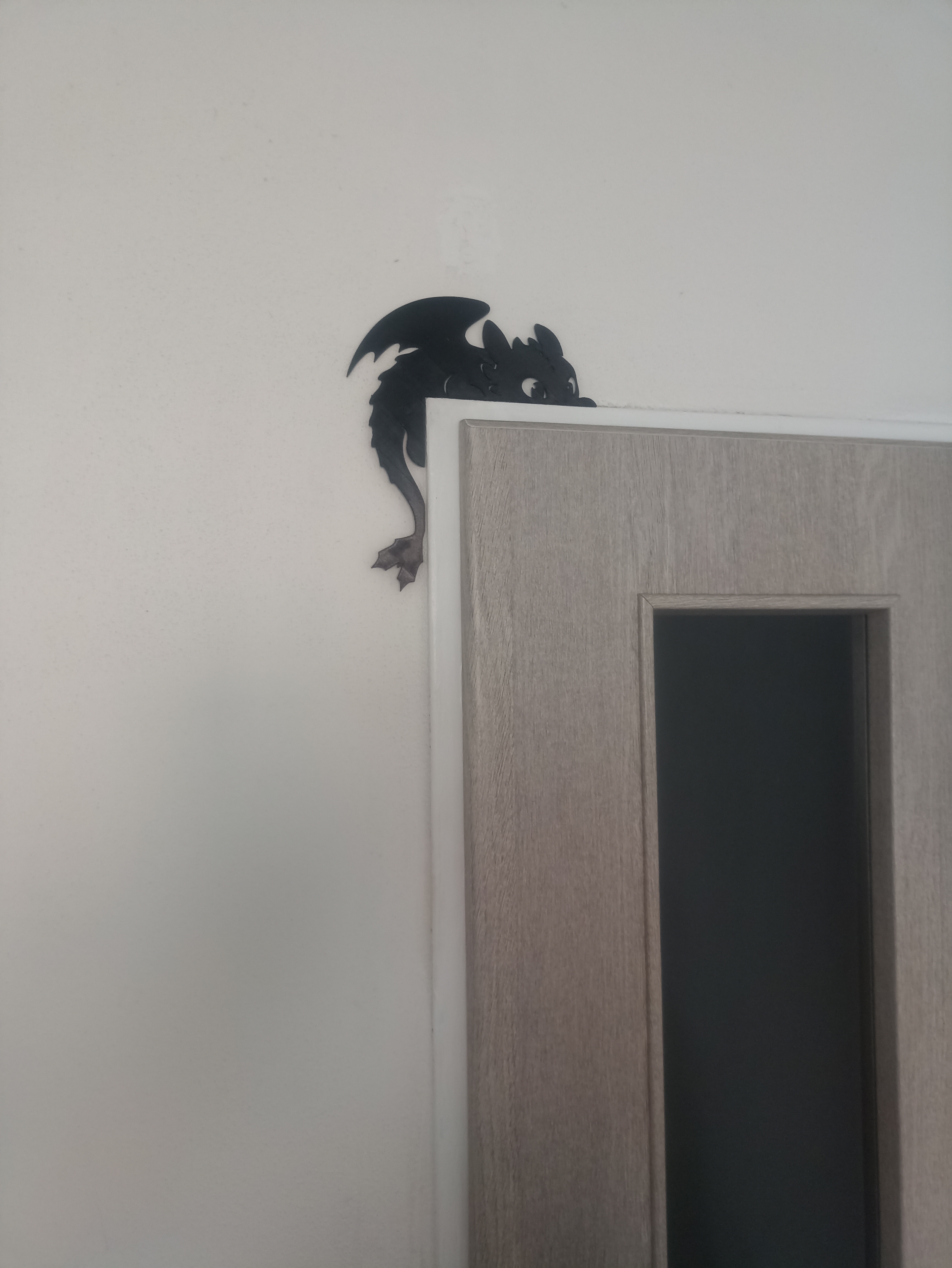 Night Fury Toothless door decor. - photo 3