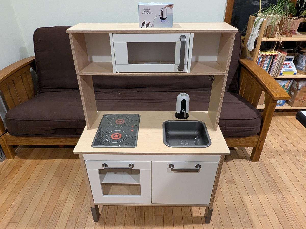 Ikea Duktig play kitchen water dispenser mount - photo 3