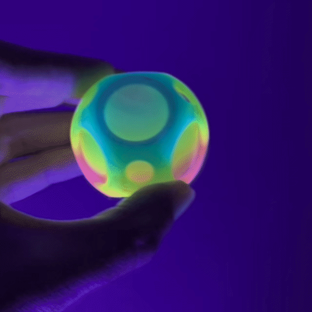 Spinning Sphere Inside Sphere | Print-in-Place Fidget Toy - photo 2