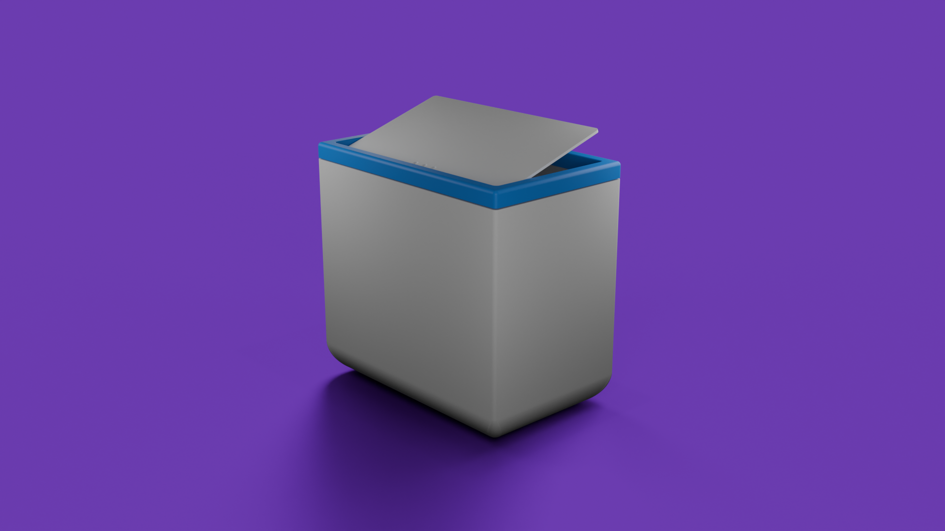 Desk Trash Bin - for Desk Clamp Modular Holder - photo 2