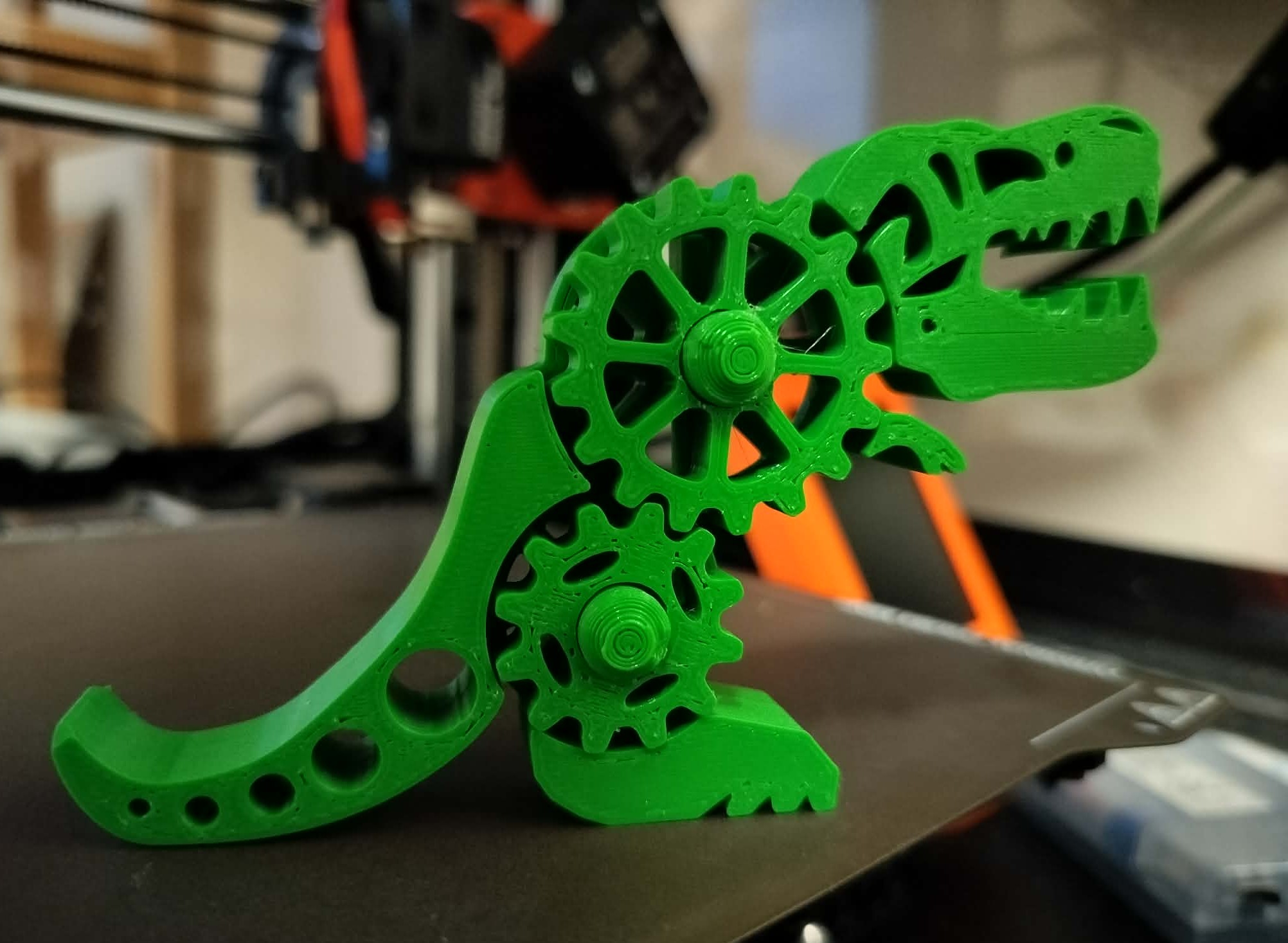 T-rex gear fidget toy - photo 2