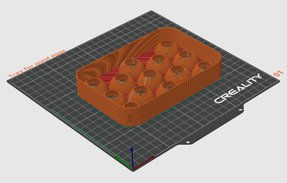 Tray for quail eggs - photo 3