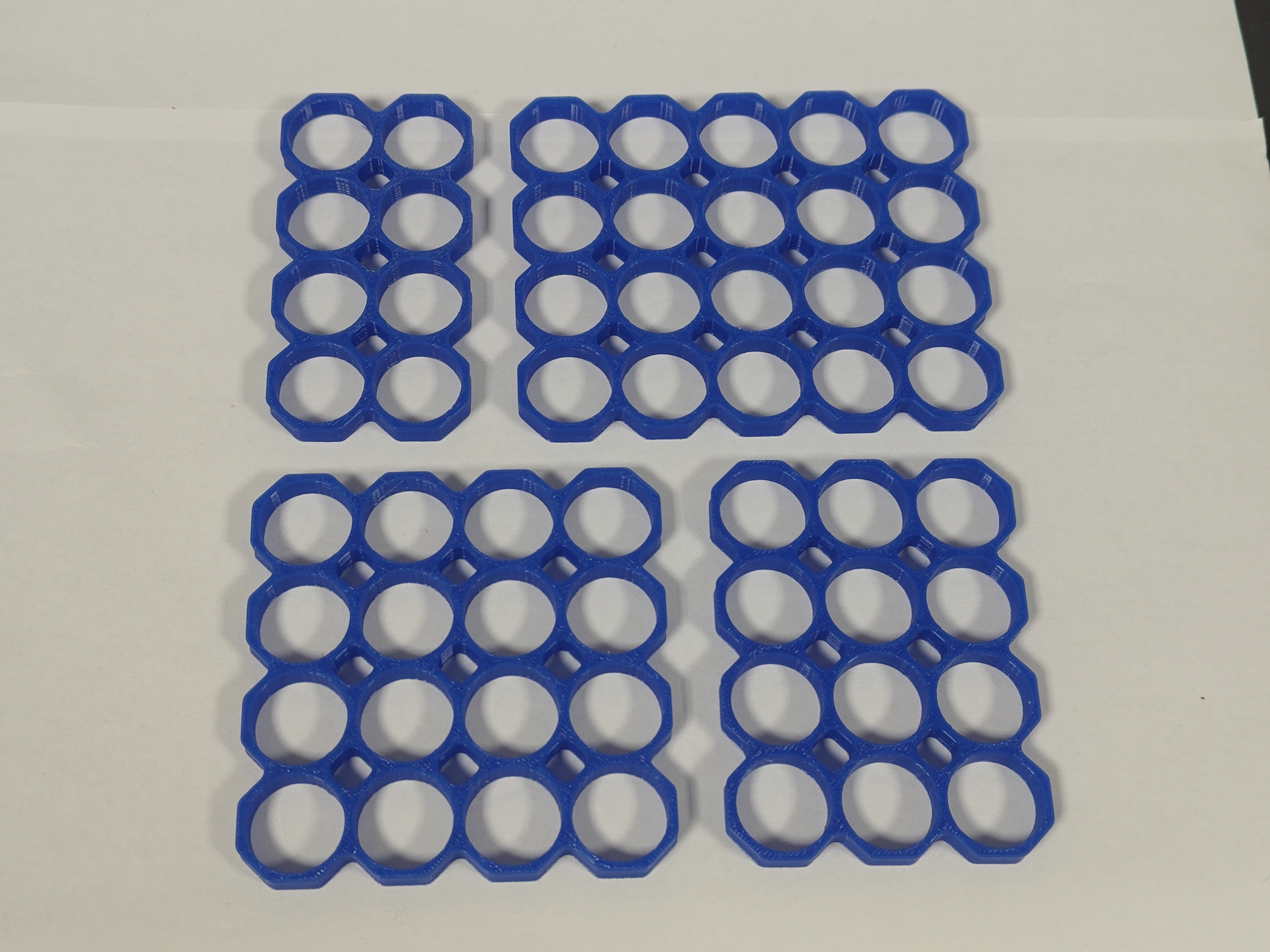 18650 Battery Spacer Grid | Octagonal (8-28 Cells) - photo 3