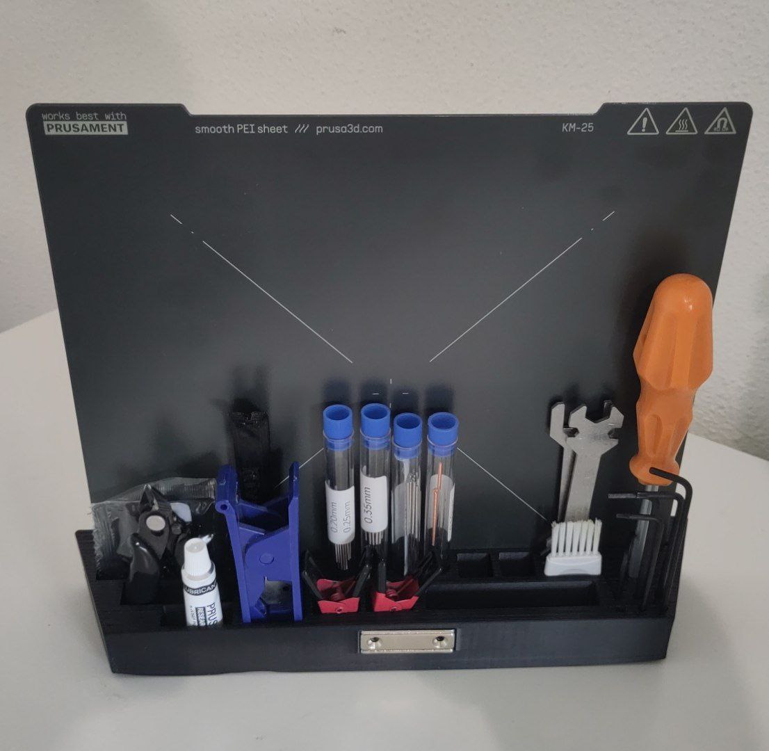 Prusa Core One Side Storage (template remix)