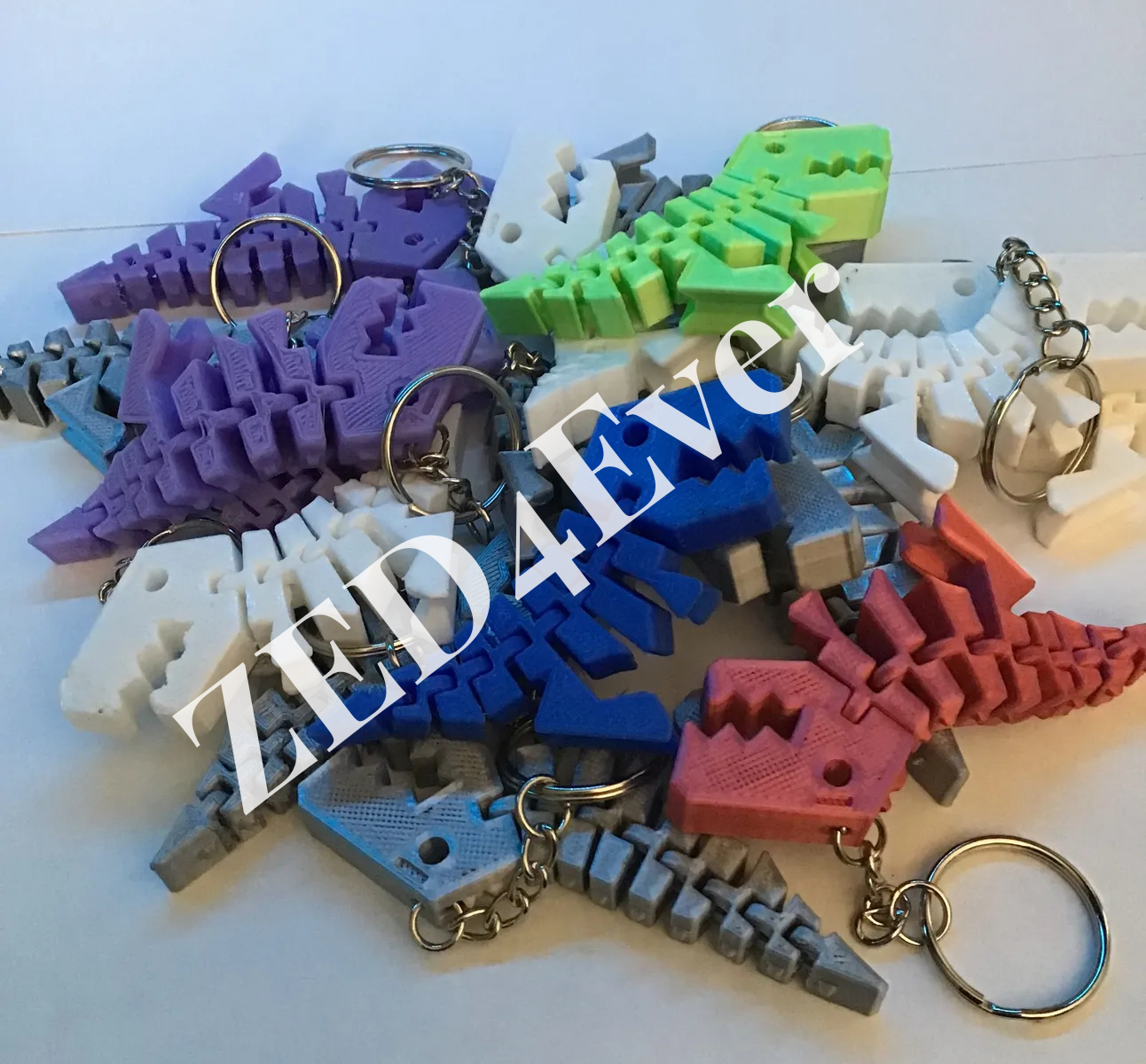 Flexy rex keychain