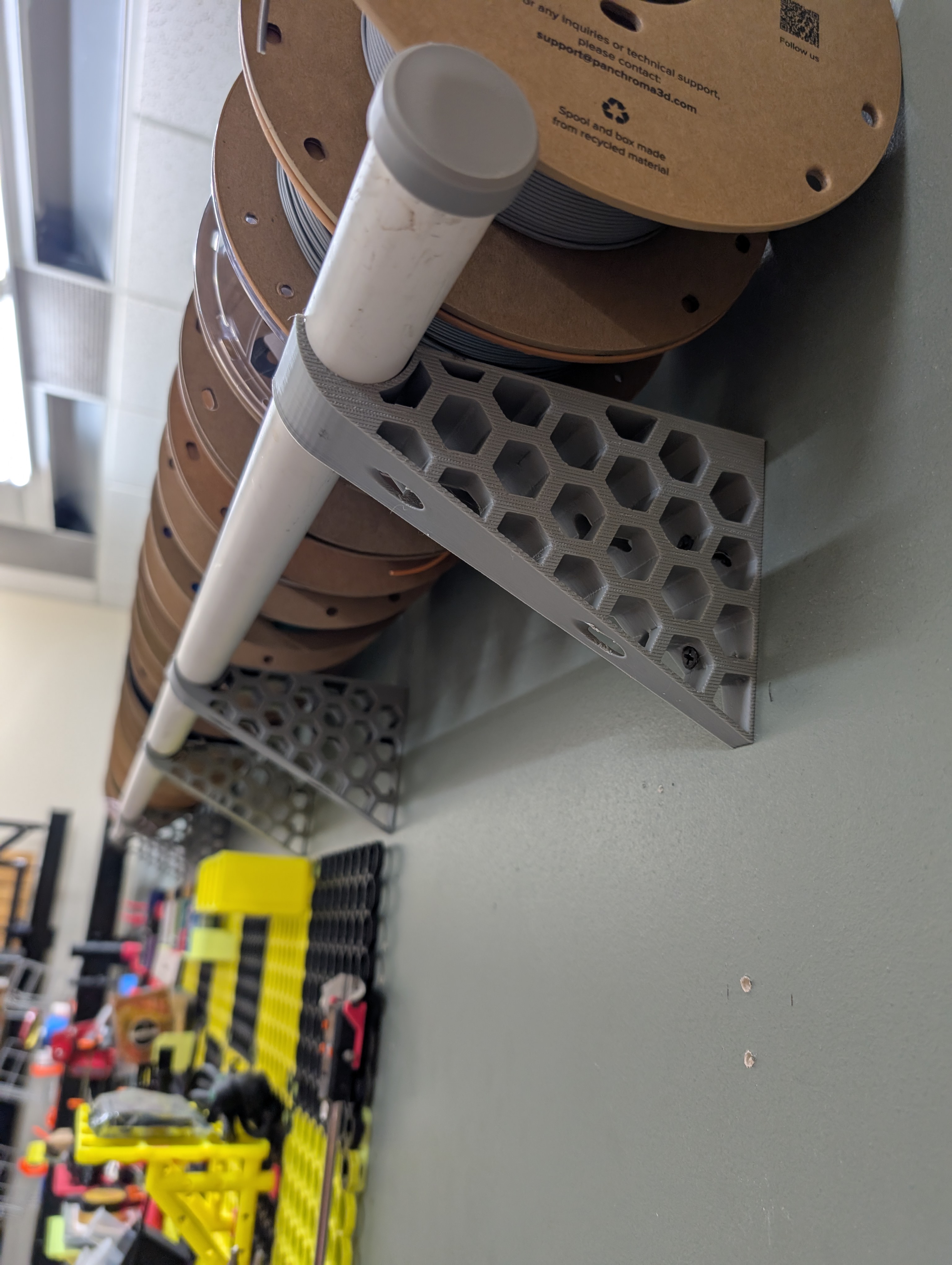 Filament storage bracket (PVC)