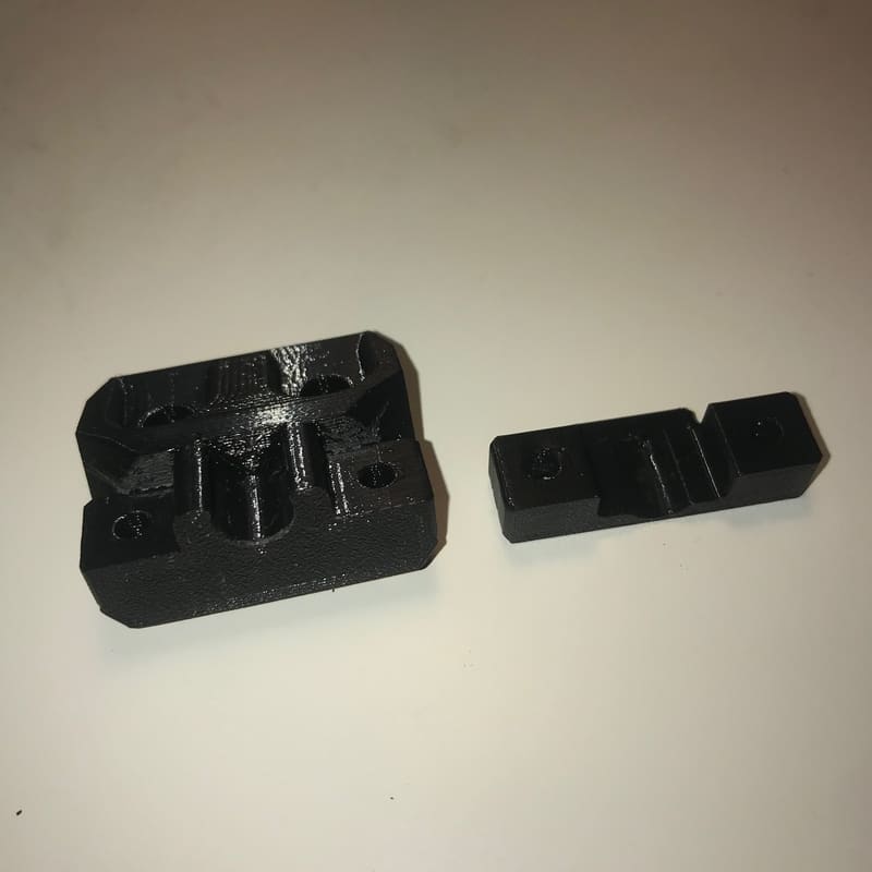 Prusa Bear Y-Rod Holder no zipties (only screws)